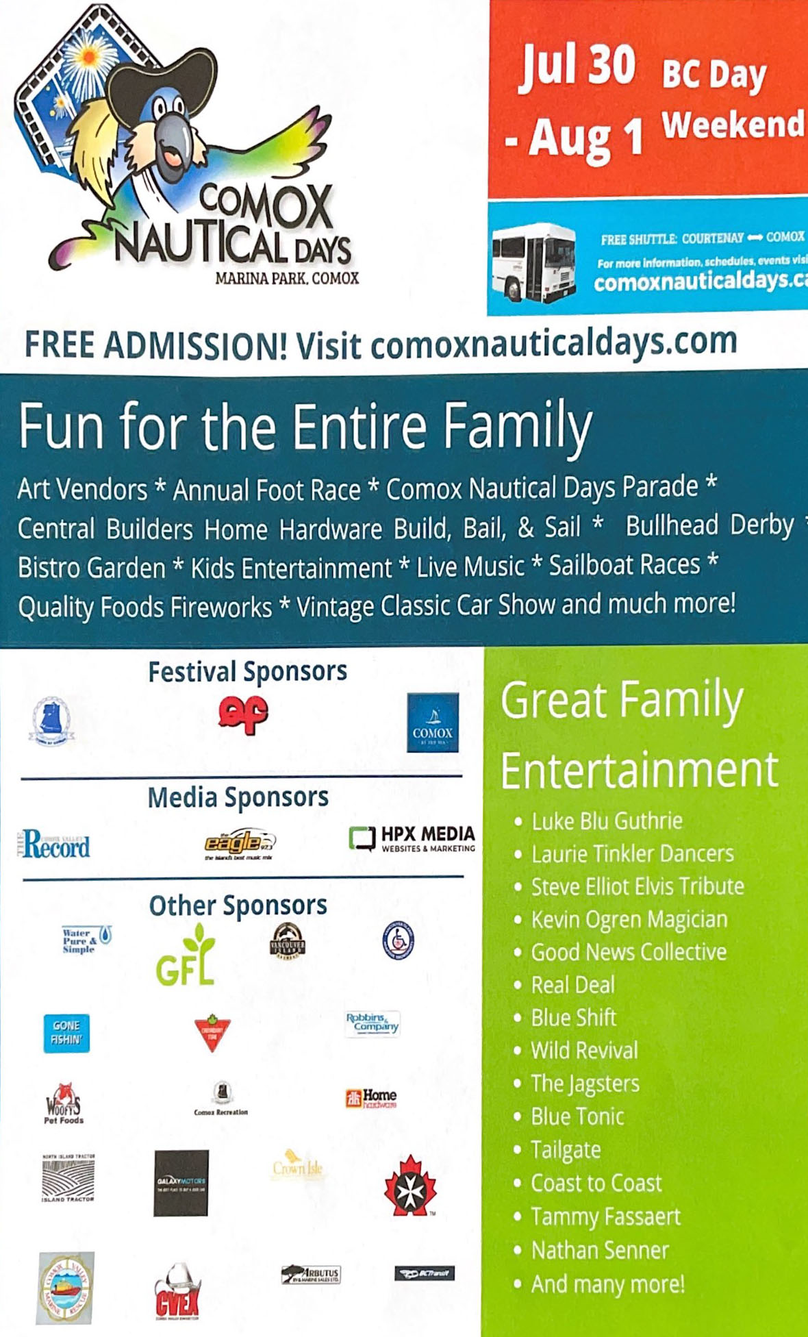 Comox Nautical Days Town of Comox